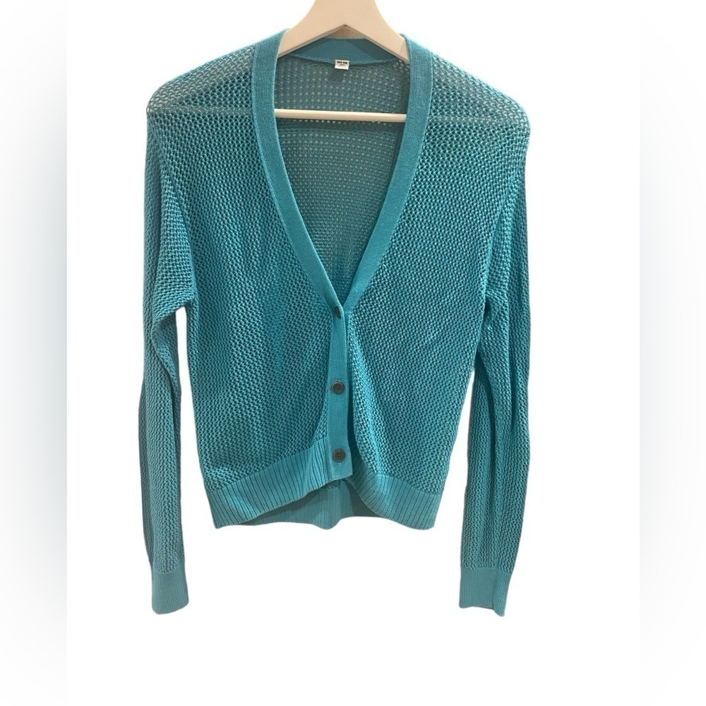 Uniqlo Women’s Mesh Long Sleeve Cardigan